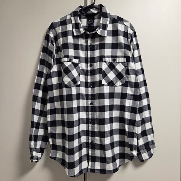 Burton 잉글랜드 플란넬 체크 셔츠 L(100)