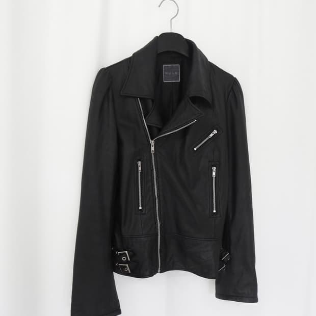 RULE sheepskin rider jacket