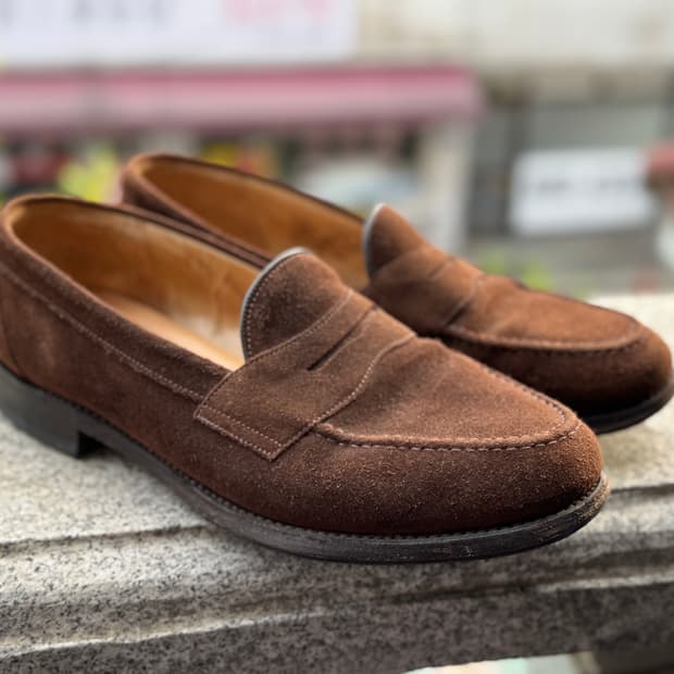 로크 이튼 스웨이드 로퍼 브라운 10