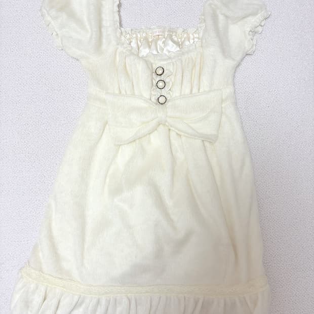 리즈리사 화이트 라떼갸루 히메갸루 원피스 세트