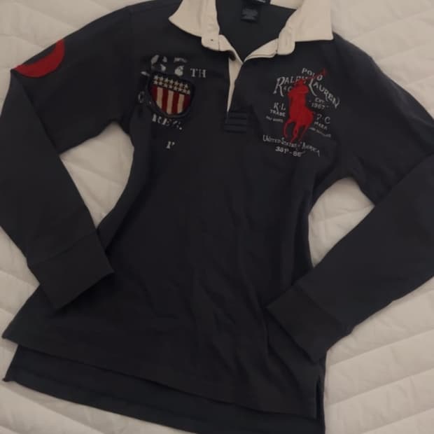 폴로랄프로렌 빅포니 성조기 티