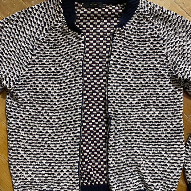 ZIOZIA 지오지아 간절기 니트 집업 105