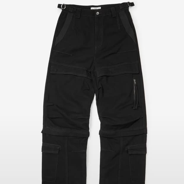 Etce 멀티 카고 팬츠 블랙 L