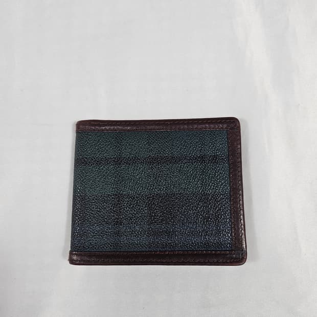 폴로타탄체크반지갑