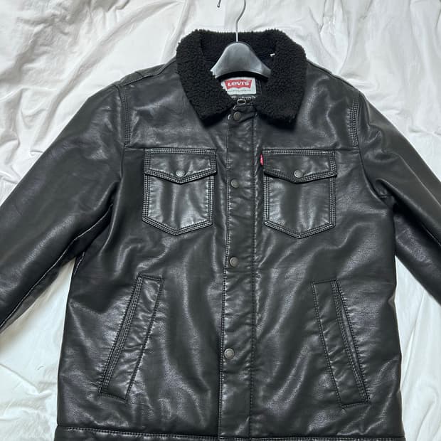 리바이스 가죽 자켓