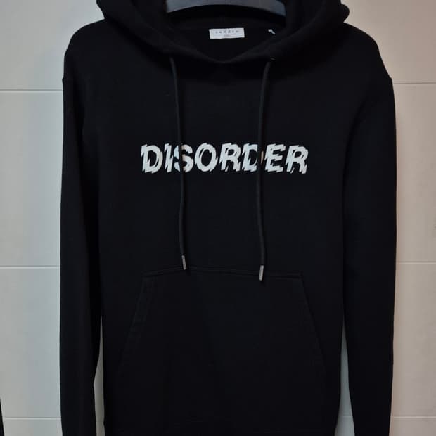 (M) 산드로옴므 disorder 블랙 후드티