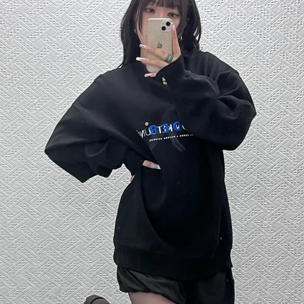 메종 키츠네X아더에러 점프폭스 캐주얼 빈티지 맨투맨 3 C11232