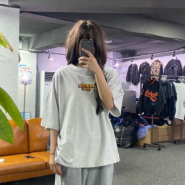 wego 빈티지 블레스유 반팔티 B1853