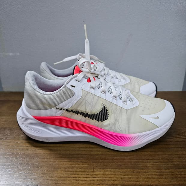 나이키 줌 윈플로 8 '화이트 브라이트 크림슨