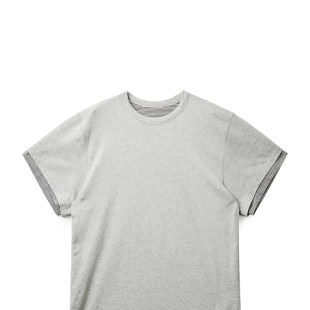 해칭룸 반팔 two face tee (grey)
