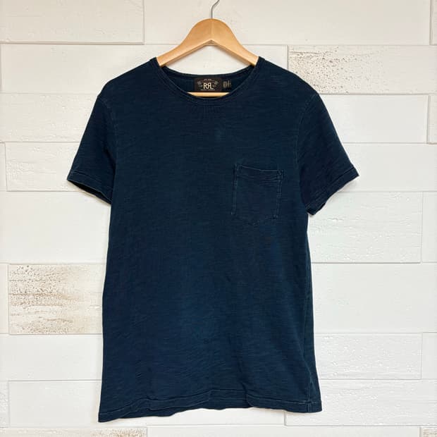 RRL 인디고  포켓 반팔