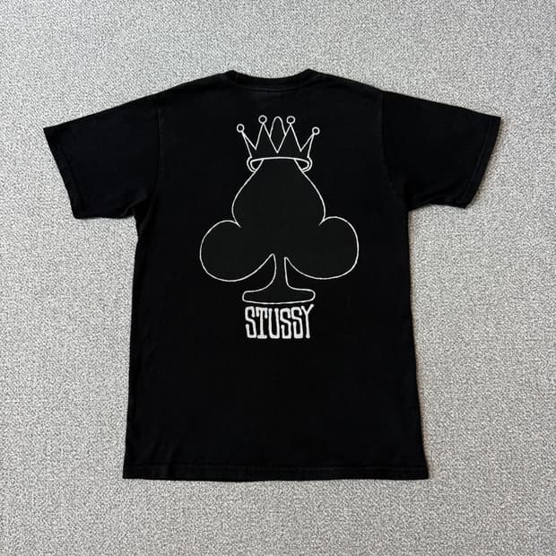 STUSSY 스투시 크라운 반팔티 여성용 S