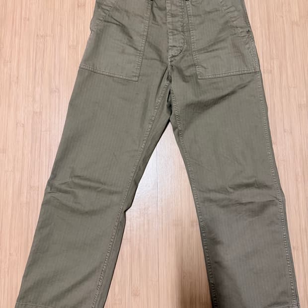 RRL 헤링본 유틸리티 퍼티그 팬츠 30*30