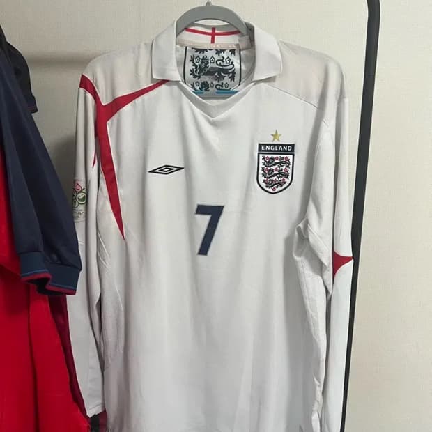 05/07 잉글랜드 베컴 유니폼 긴팔 (가격제시 가능)