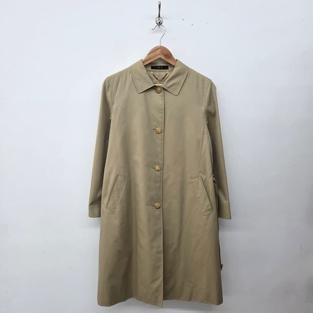 닥스 베이지 롱 트렌치 코트 여m