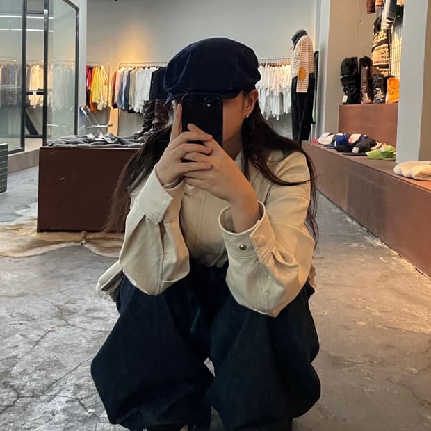 폴로 스포트 네이비 헌팅캡 H567