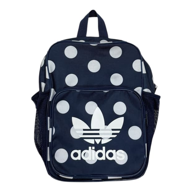 아디다스 빈티지 도트 땡땡이 미니백팩 가방 네이비