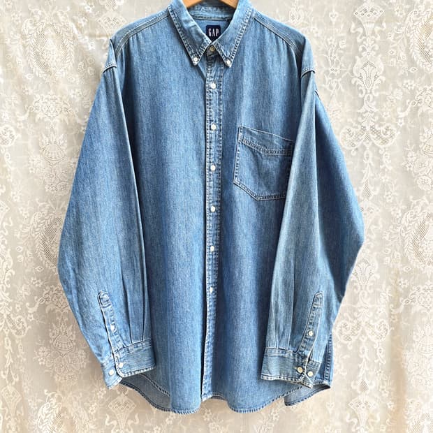 90s 올드 갭 데님셔츠