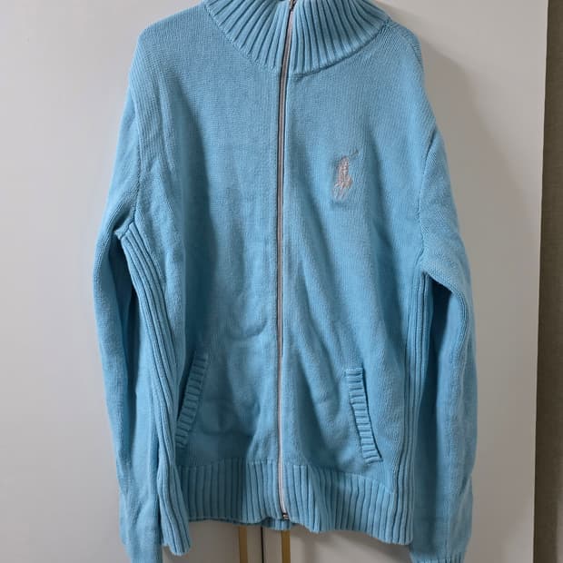 랄프로렌 골프 폴로 빅포니 니트집업 반집업