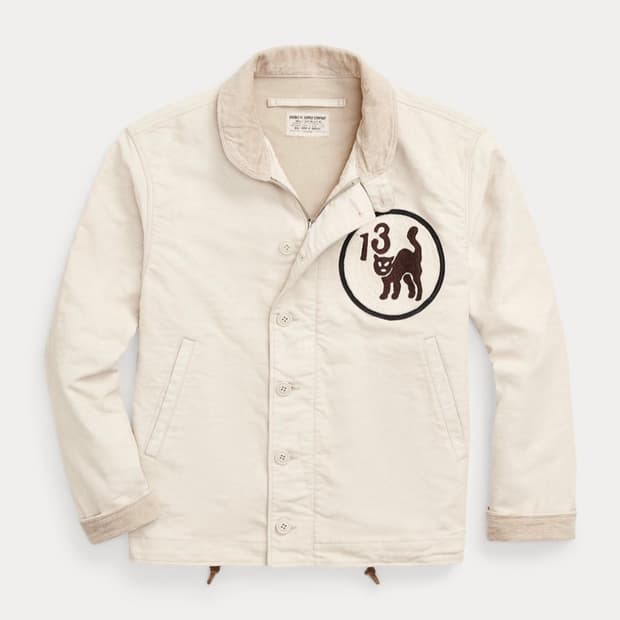 RRL 블랙켓 에크루 덱자켓