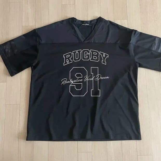 [L] RVD 클래식 럭비져지 오버핏 반팔