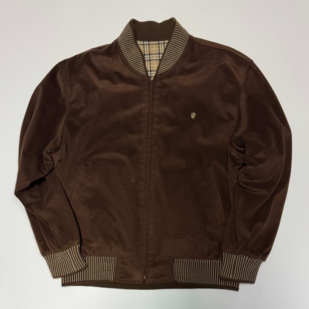 코오롱 맨스타 리버시블 봄버 자켓 L