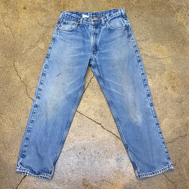 미국 빈티지 칼하트 연청 워싱 청바지 데님팬츠