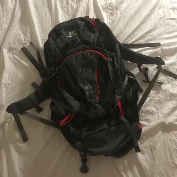 콜핑 40리터 등산 가방 