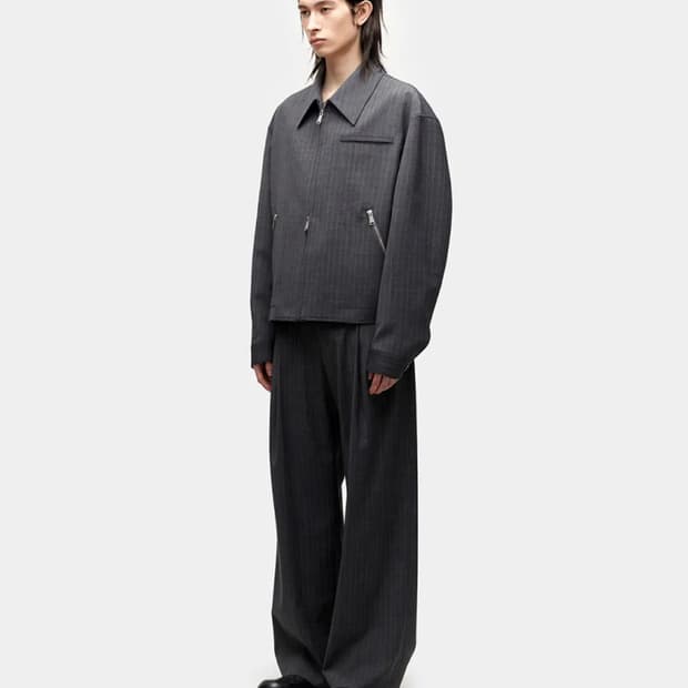 쿠어 스트라이프 슬랙스 (M)