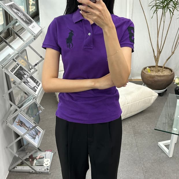 폴로 랄프로렌 여성 빅포니 반팔카라티