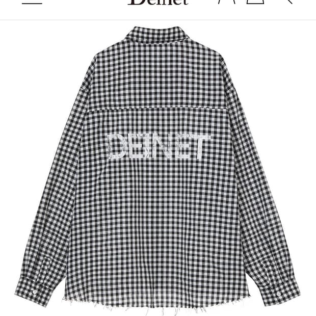 DEINET 다이닛 체크 셔츠
