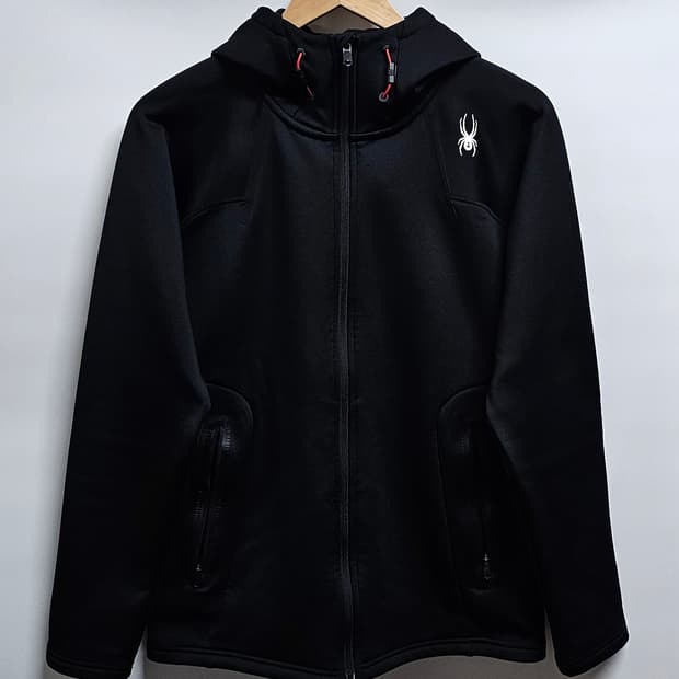 스파이더 기모 후드집업 M