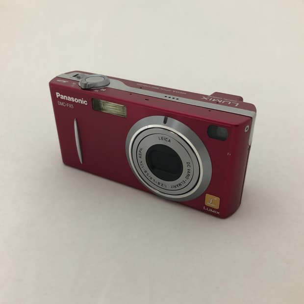 파나소닉 루믹스 LUMIX DMC-FX5 레드 빈티지 디카 카메라