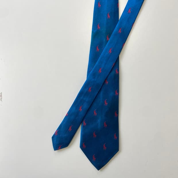 폴로 랄프로렌(POLO) 모노그램 명품 정품 넥타이