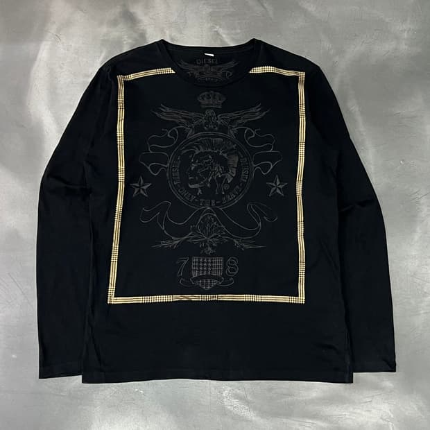  디젤 프린팅 롱슬리브 y15799
