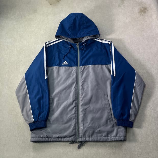 100 00s 아디다스 올드스쿨 바람막이 점퍼