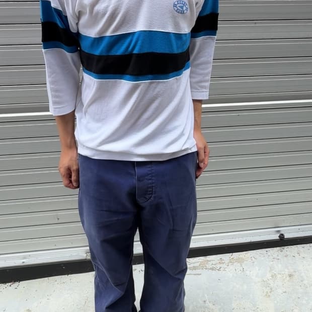 Vintage Court Club V-Neck 3/4 Sleeve tee
