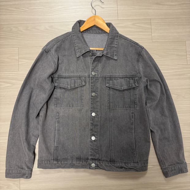 그레이 데님 자켓