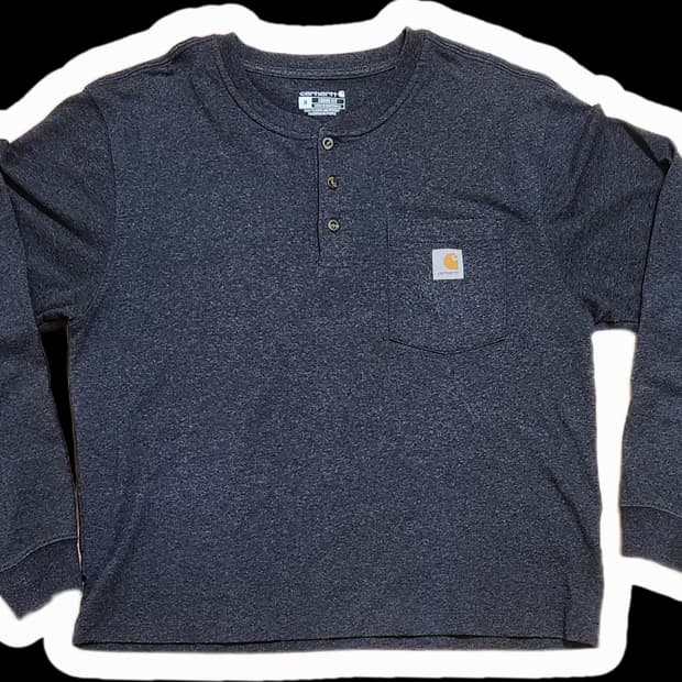 칼하트 헨리넥 긴팔 티셔츠