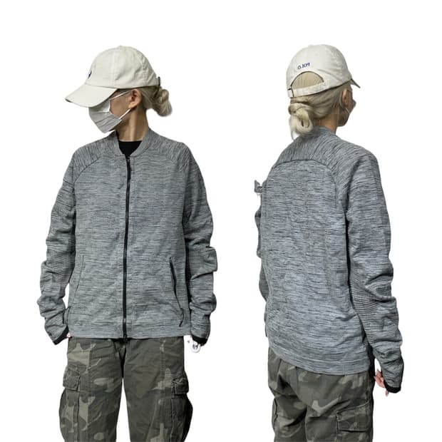 나이키 그레이 테크팩 트랙탑 져지 M