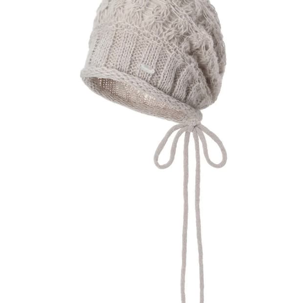 쓰리타임즈 멜로우 비니 베이지