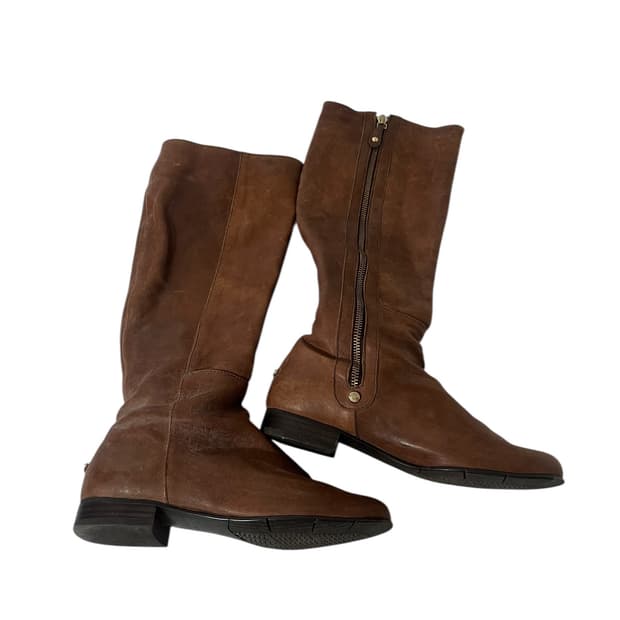 SODA 브라운 사이드지퍼 라이딩부츠 245 