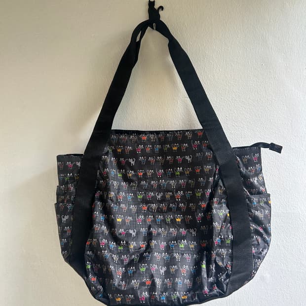 고양이 빅 토트백 