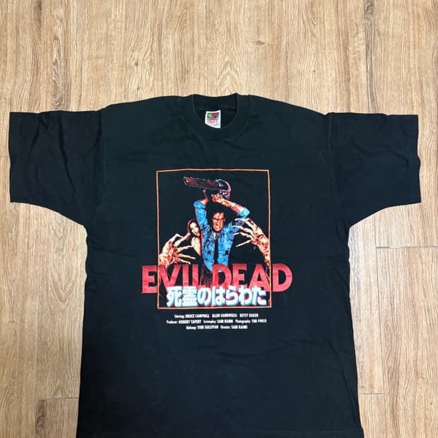 빈티지 이블데드 티셔츠