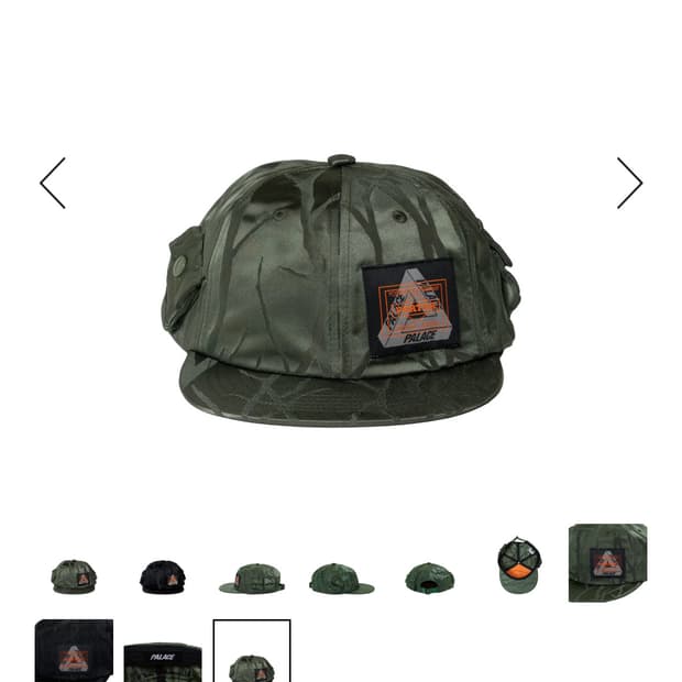 포터(porter) x 팔라스(palace) 모자 캡 햇 올리브 새상품