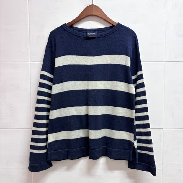 45RPM 스트라이프 니트 