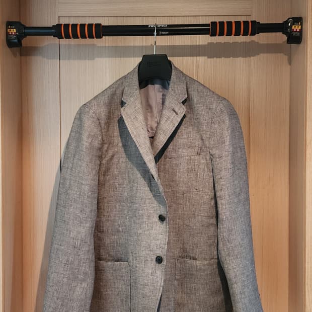 유니클로 100%리넨 자켓 L