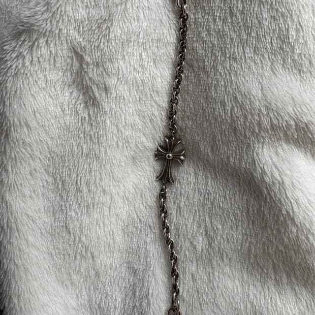 1,크롬하츠 타이니 크로스 ne팔찌 (16센치) ,비즈 4mm 팔찌