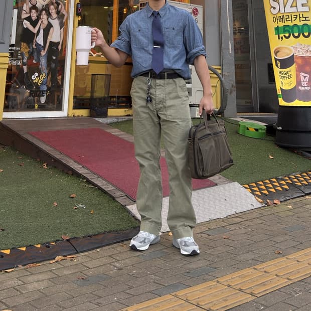 Rrl hbt fatigue 헤링본 퍼티그 33/32