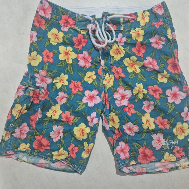 Stussy Floral Shorts w30 오혁 착용